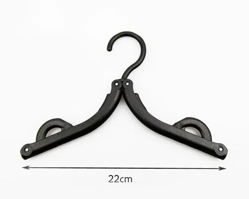 5 Pcs Plastic Folding Clothes Hanger - Green