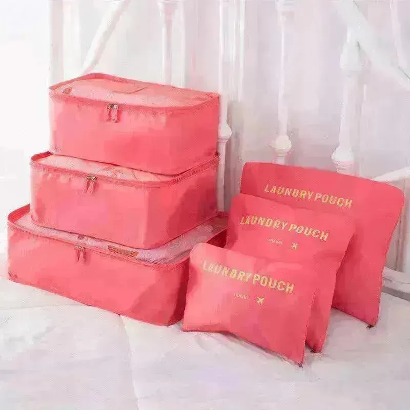 6 Pcs Travel Storage Bag Set For Clothes