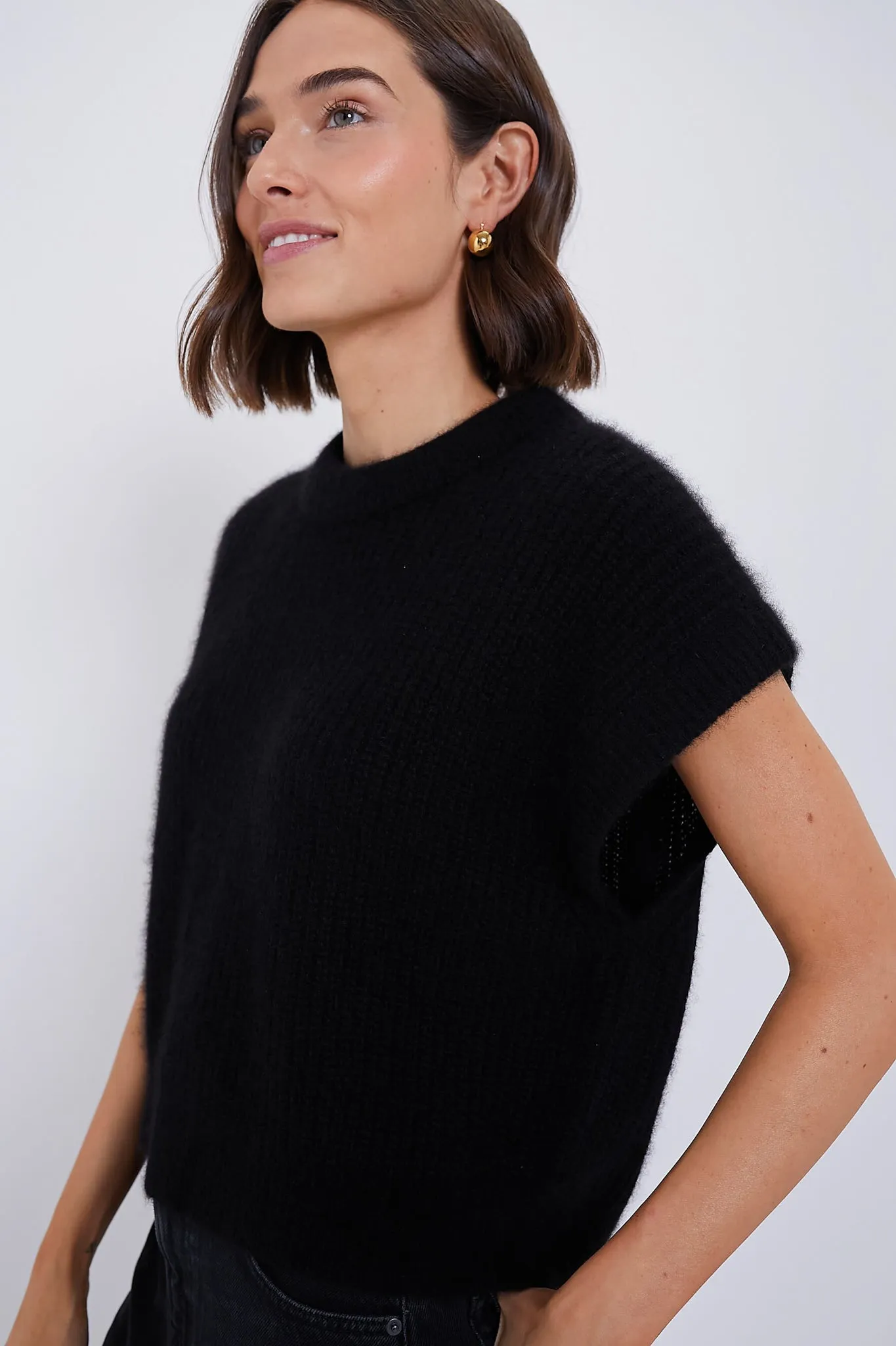 Black Softest Olivia Vest