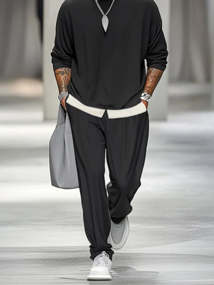 Casual Fake 2-Piece Shirt Set