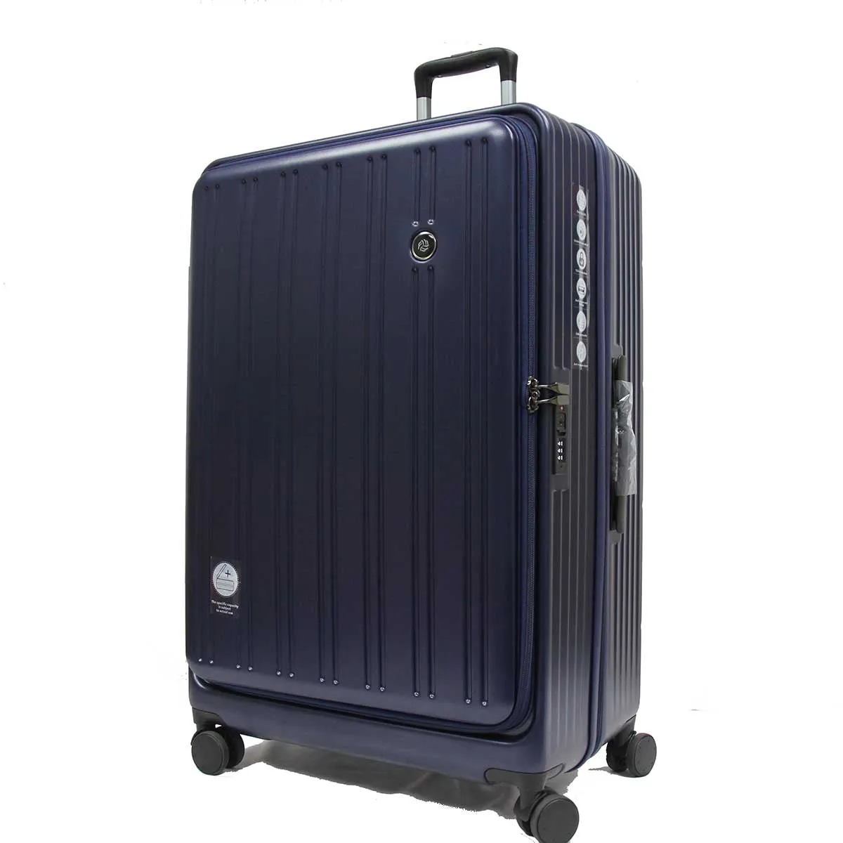 Cavernous ABS Expandable Anti-theft Luggage with Recessed TSA Lock