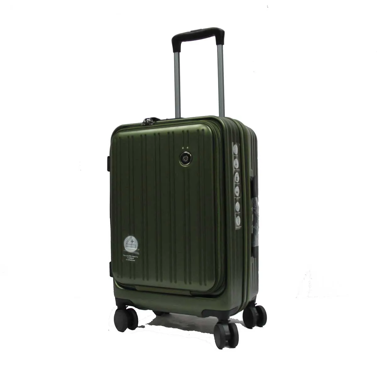 Cavernous ABS Expandable Anti-theft Luggage with Recessed TSA Lock