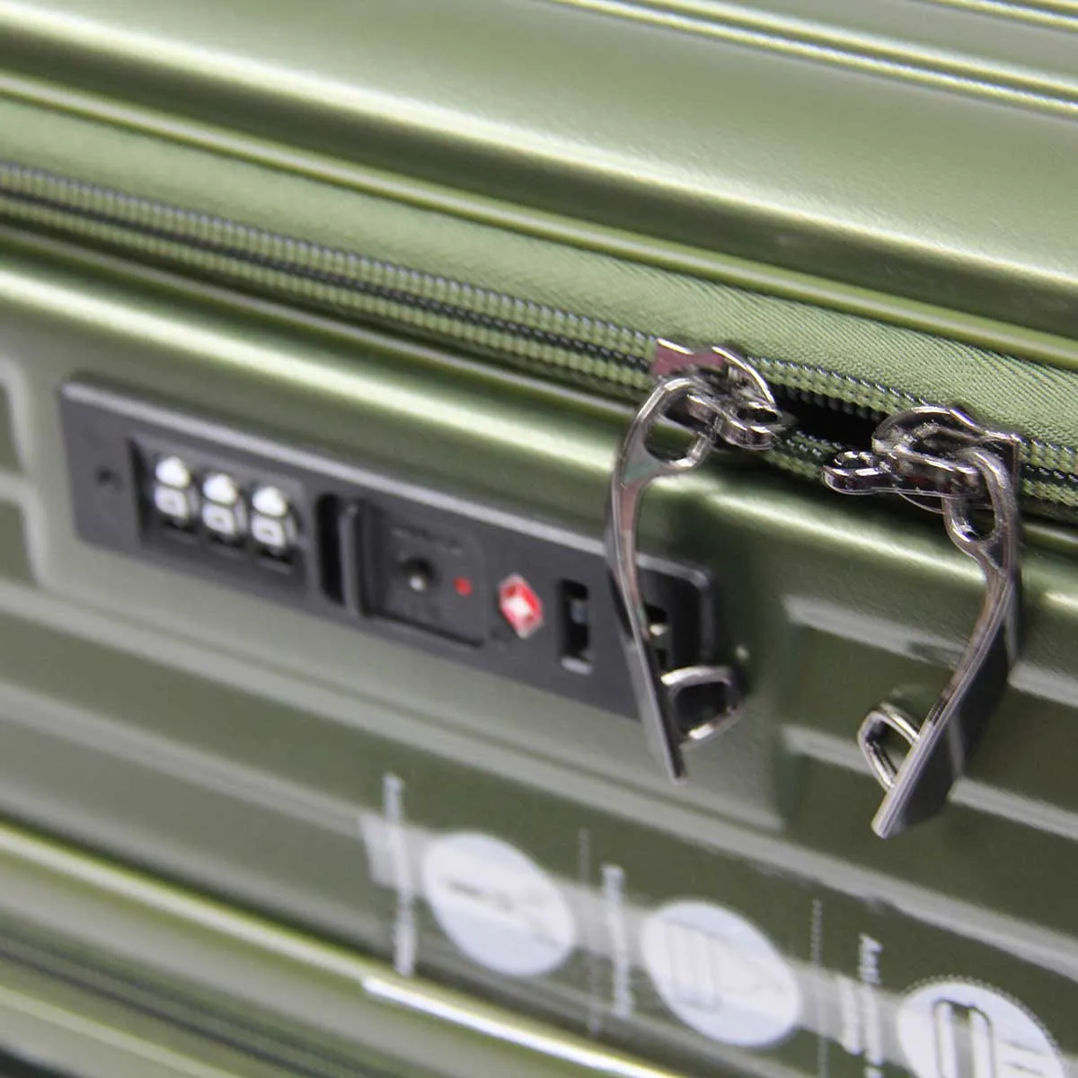 Cavernous ABS Expandable Anti-theft Luggage with Recessed TSA Lock
