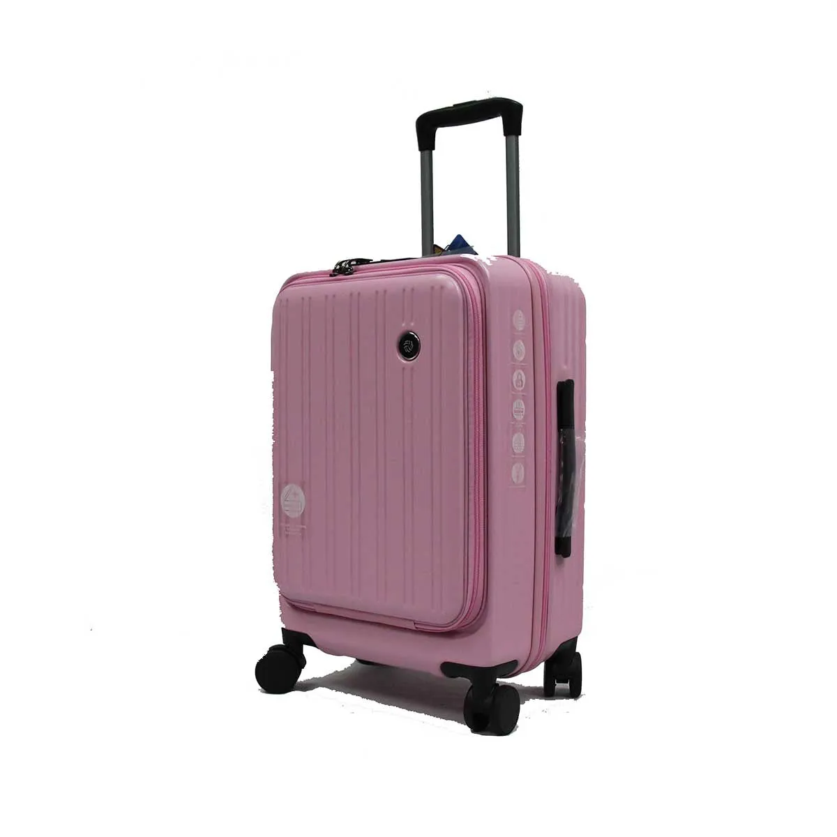 Cavernous ABS Expandable Anti-theft Luggage with Recessed TSA Lock