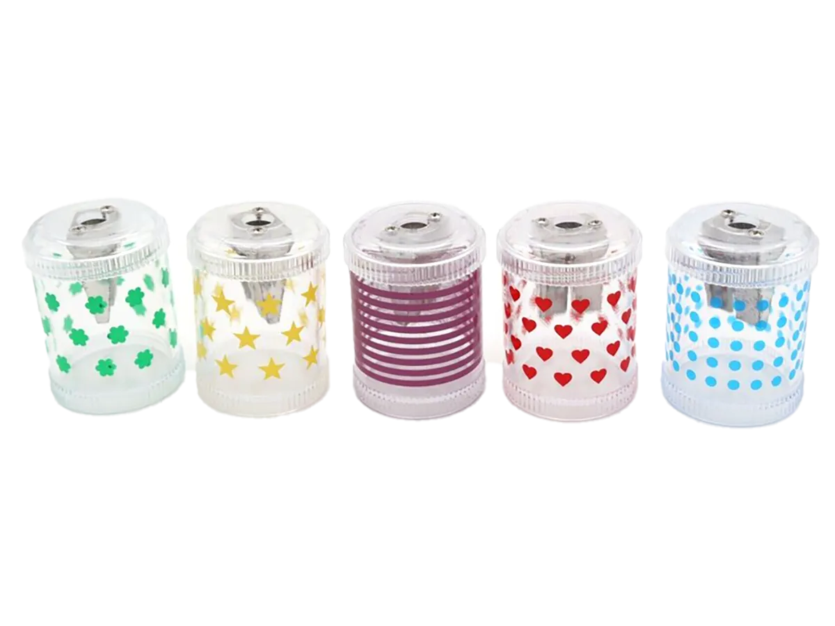 Colorful Pencil Sharpeners, 5 Styles
