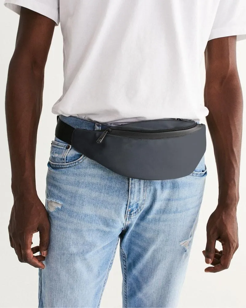 Dark Cyan Gray Belt Bag | Dark Pale Cyan Gray | C10M0Y0K80