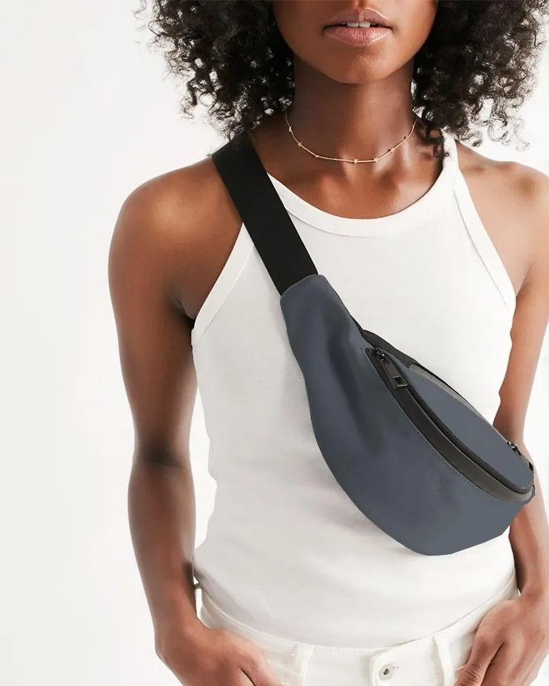 Dark Cyan Gray Belt Bag | Dark Pale Cyan Gray | C10M0Y0K80