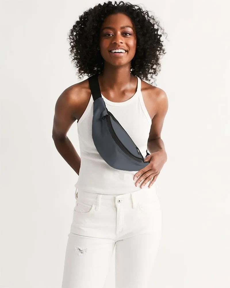 Dark Cyan Gray Belt Bag | Dark Pale Cyan Gray | C10M0Y0K80
