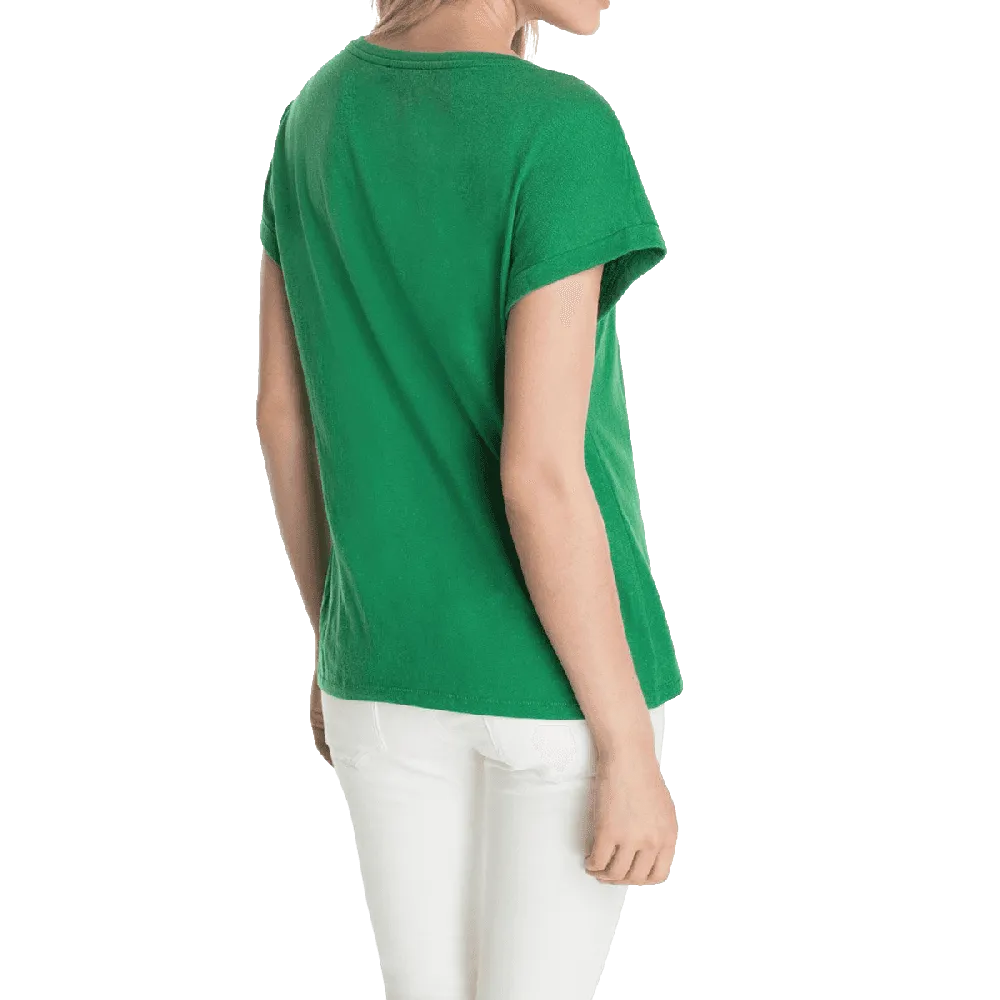 Edc By Esprit Women's Crew Neck Short Sleeve T Shirt