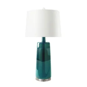 Edgware Lamp Without Shade / Green Lapis