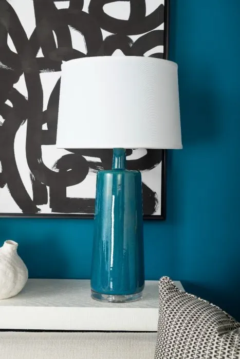 Edgware Lamp Without Shade / Green Lapis