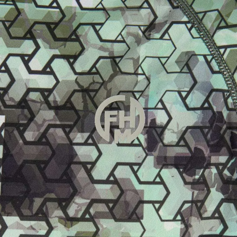 FHM Mark V2 Lightweight UV Hoodie Print Khaki UPF 50 