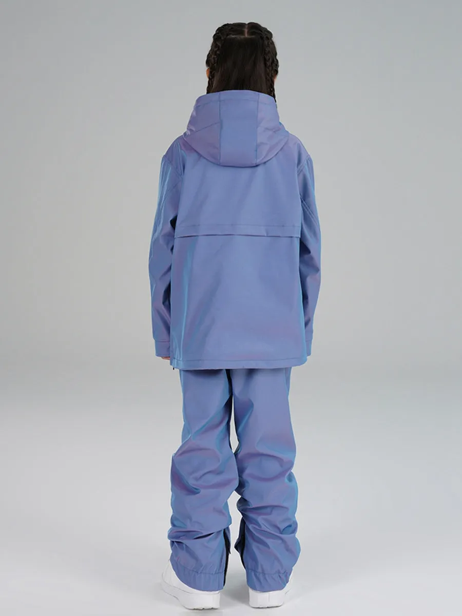 Girls Insulated Cargo Snowsuits