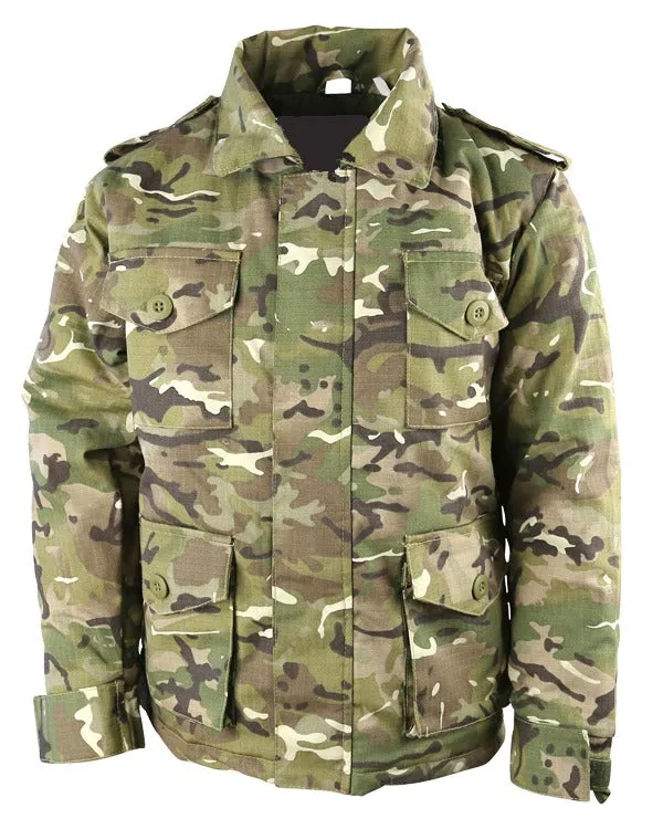 Kids Camo Safari Jacket