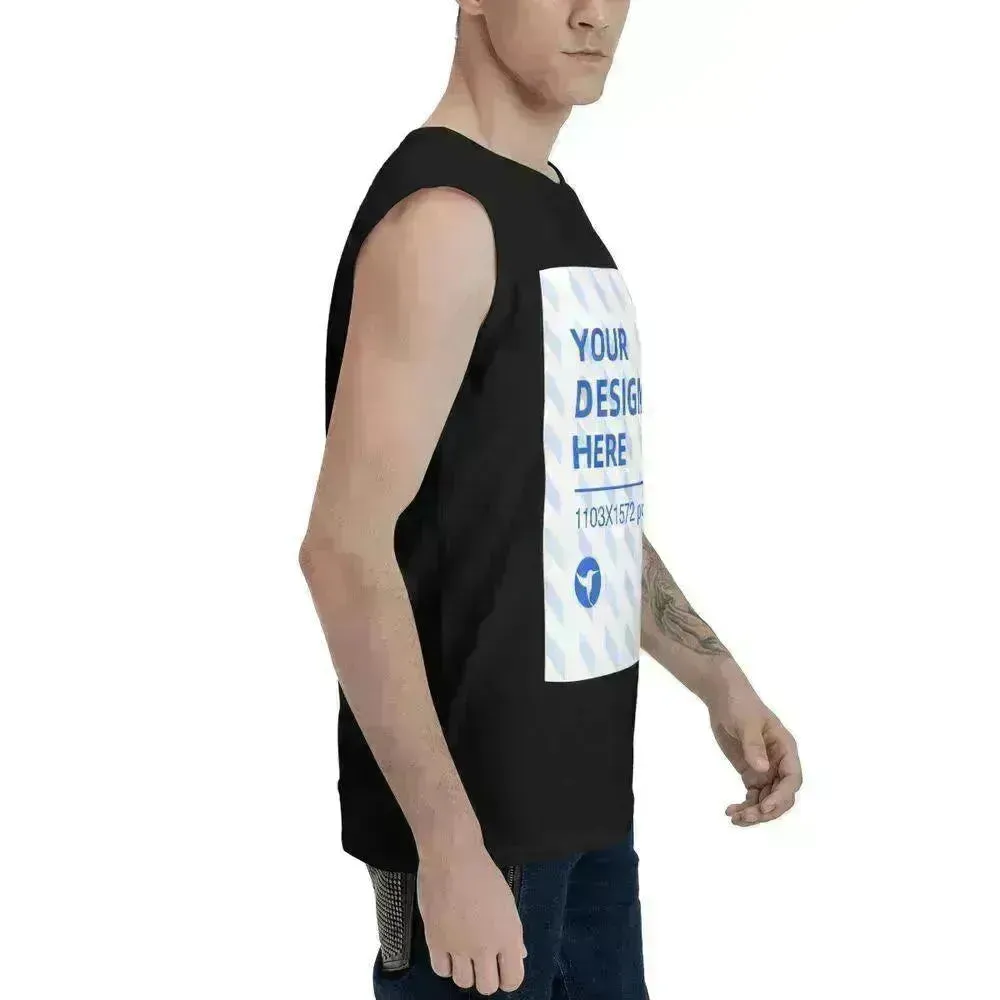 Loose And Simple Men's Sleeveless T-shirt
