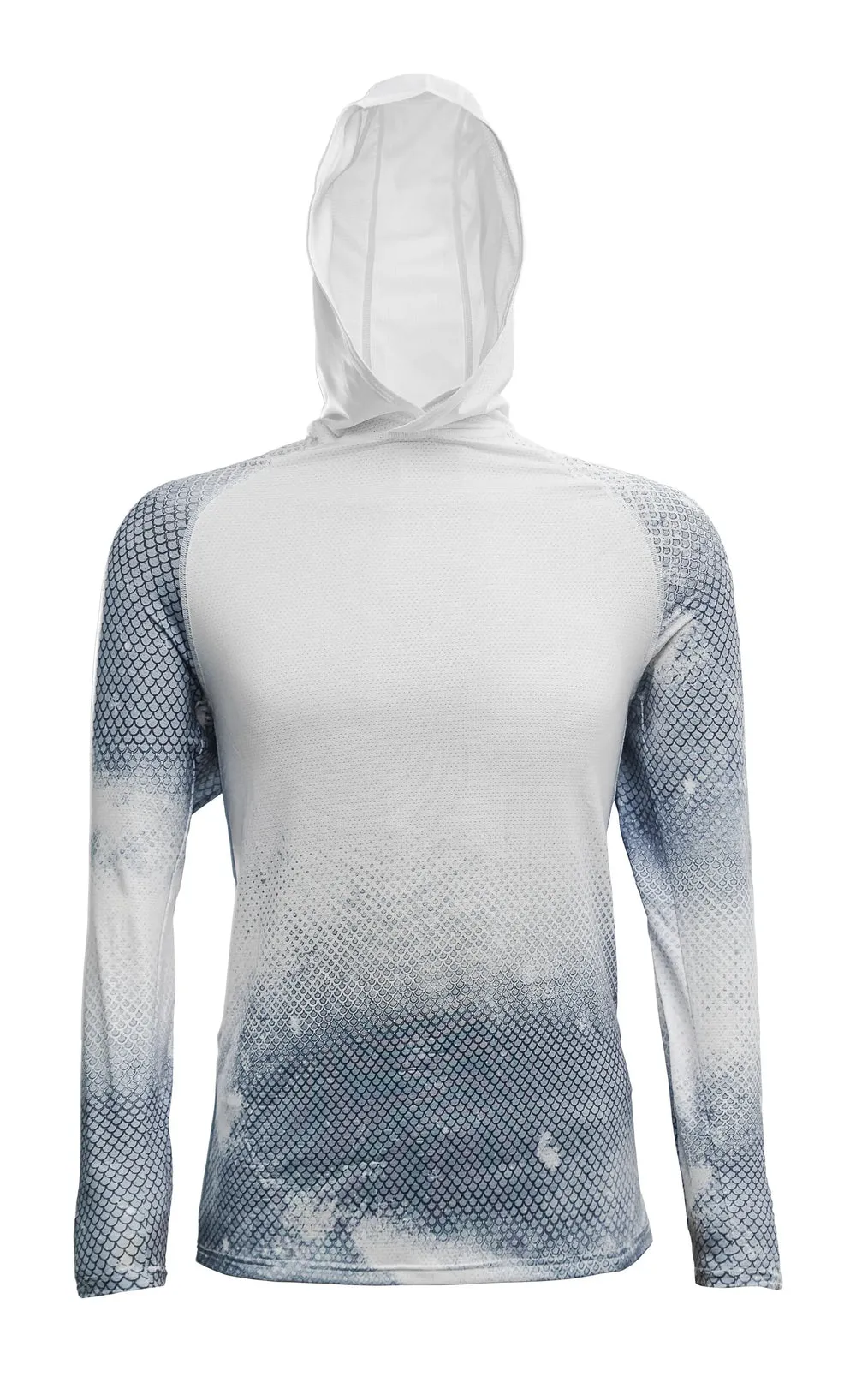 Outfish Fishscale Solar UV Hoodie UPF 50  White/Grey