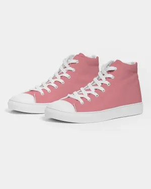 Pastel Pink Women's High-top Canvas Sneakers | Women's | Bright Pastel Pink | C0M60Y30K0