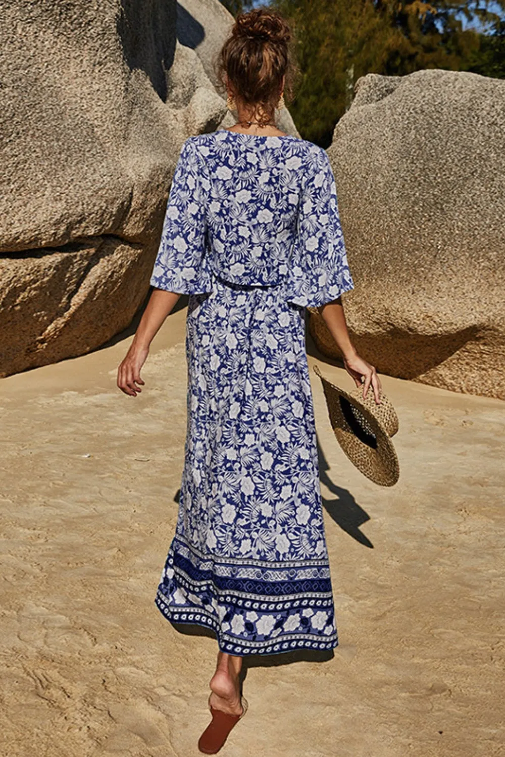 Printed Top & Skirt Two Piece Set
