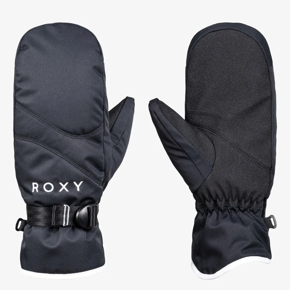 Roxy Jetty Solid Ski/Snowboard Mittens - Black