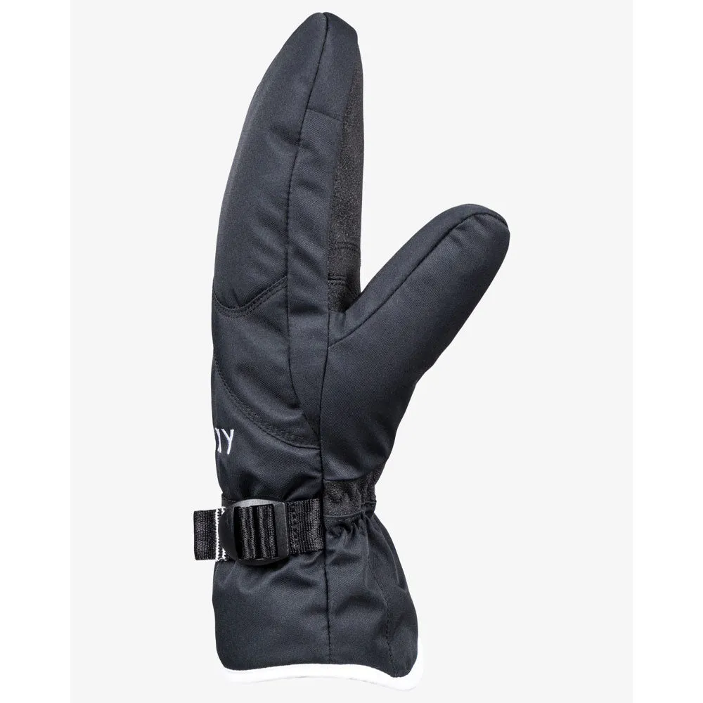 Roxy Jetty Solid Ski/Snowboard Mittens - Black