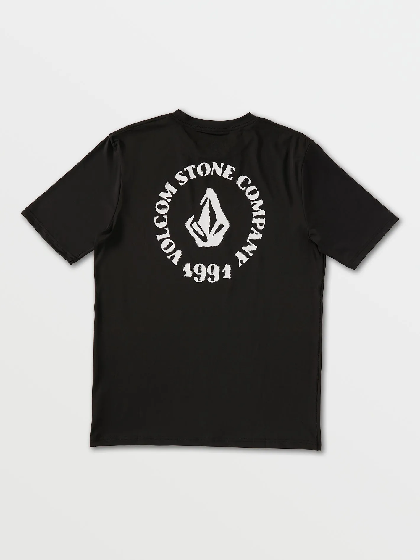 Spray Stone Short Sleeve UPF 50 Rashguard - Black