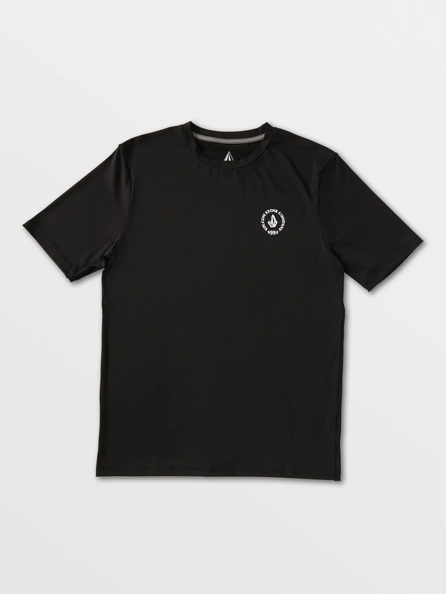Spray Stone Short Sleeve UPF 50 Rashguard - Black