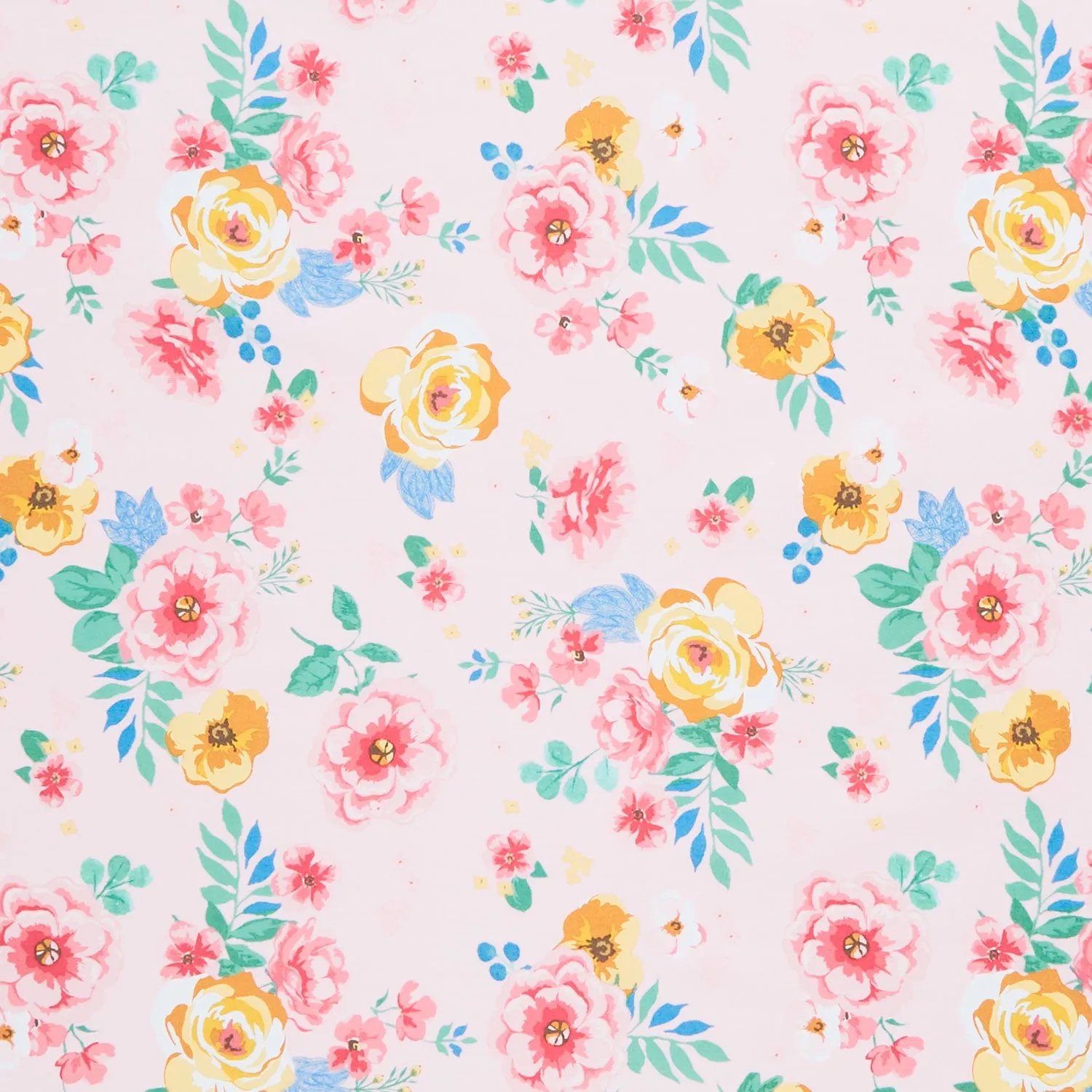 Spring Gardens - Main Pink Yardage