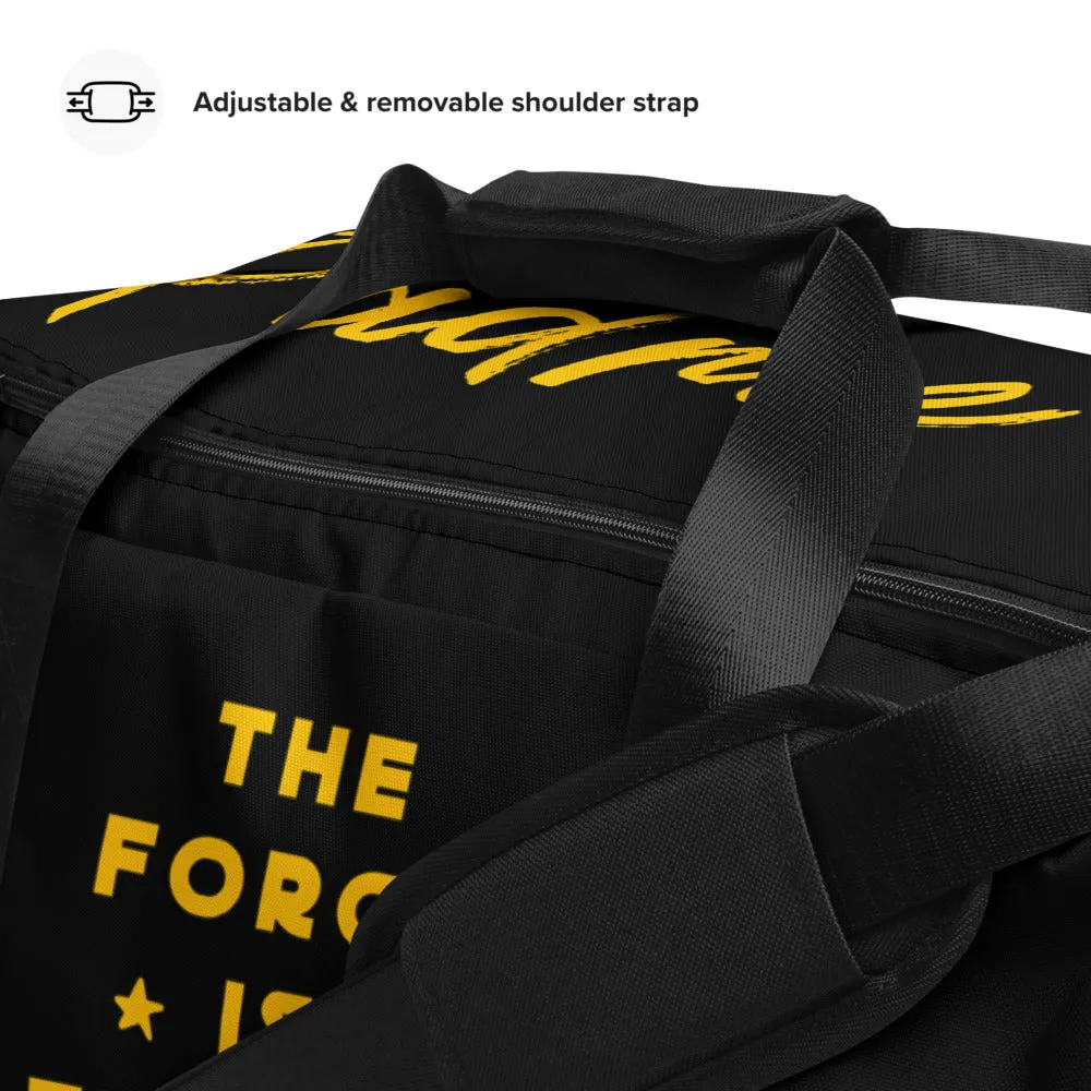 The Force Is Female Personalized Name Duffle Bag