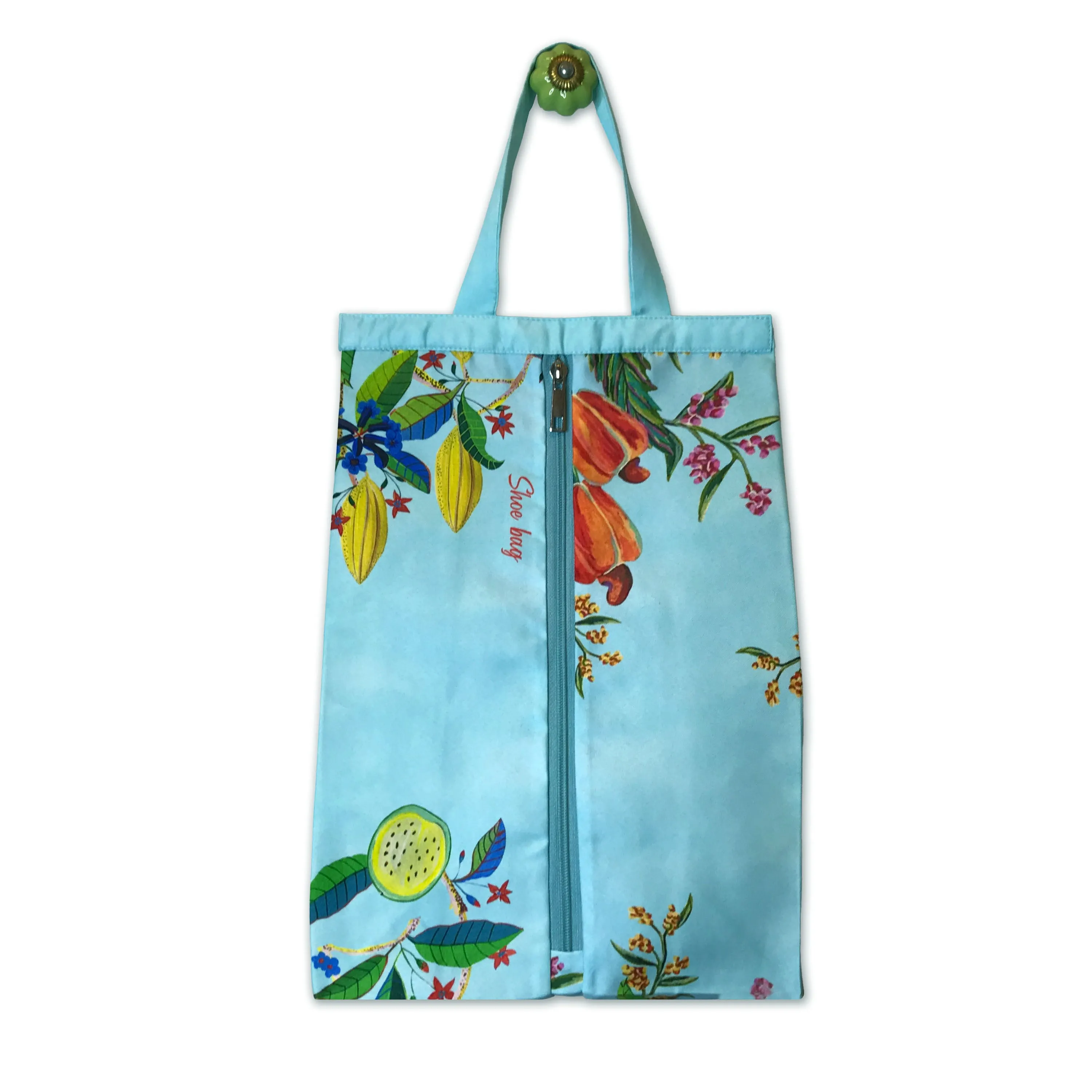 Tropical Fruit Canopy Shoe Bag