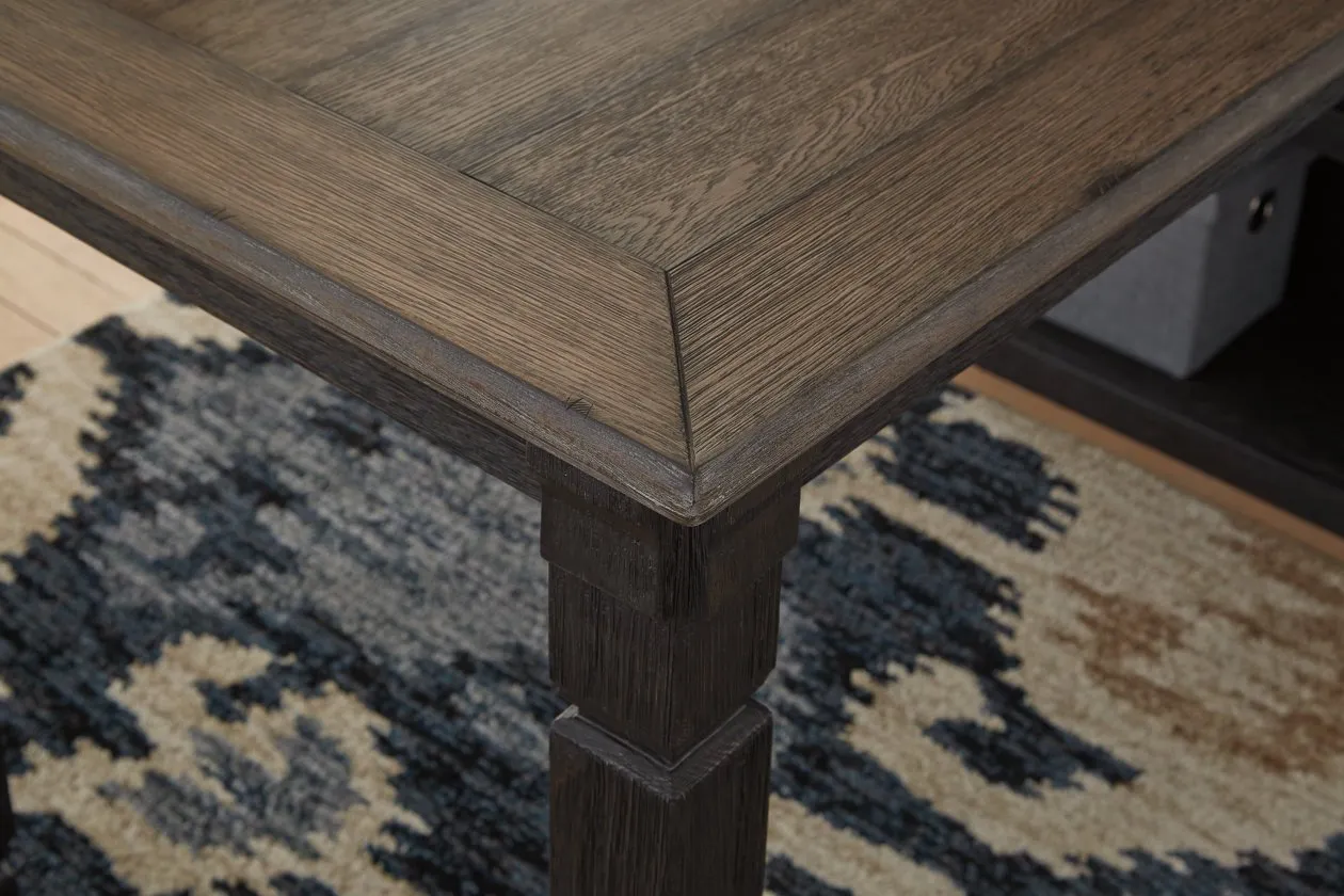 Tyler Creek Grayish Brown/Black 60" Home Office Desk
