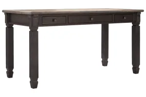 Tyler Creek Grayish Brown/Black 60" Home Office Desk