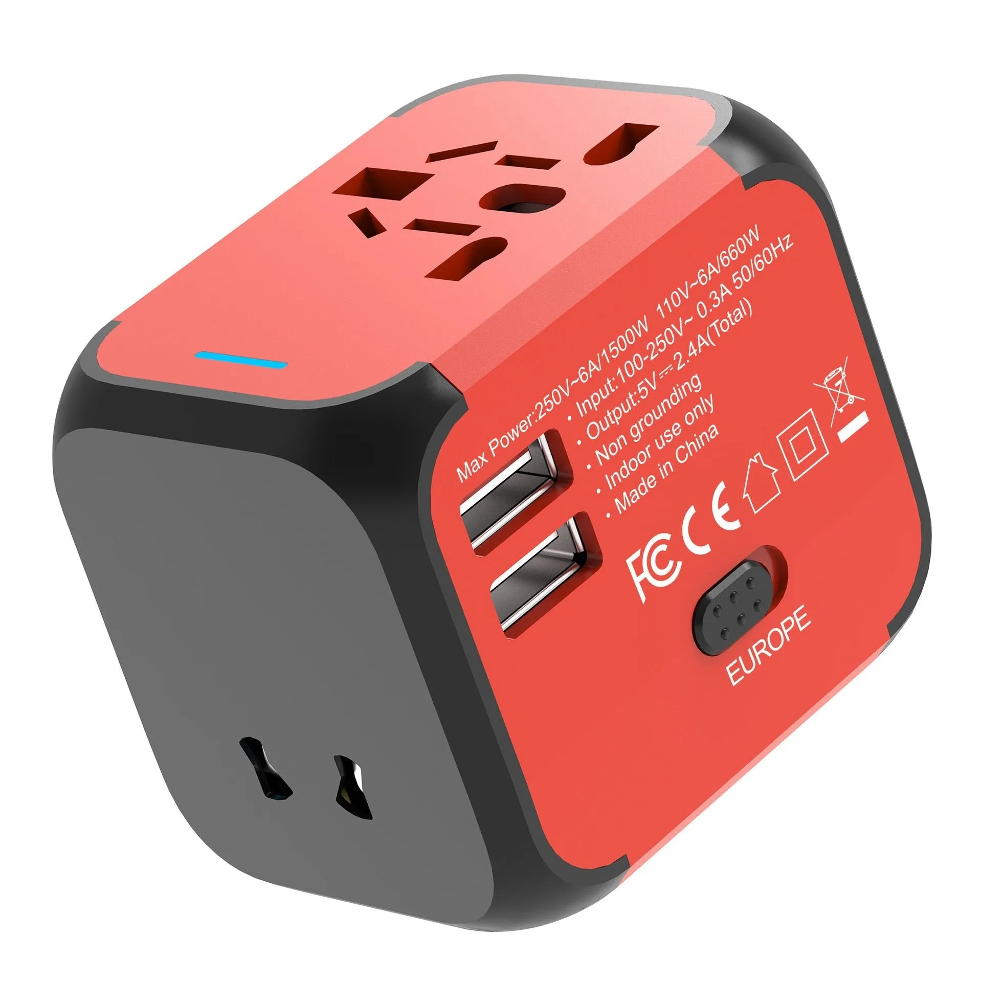 USB   type-C travel converter multifunctional socket