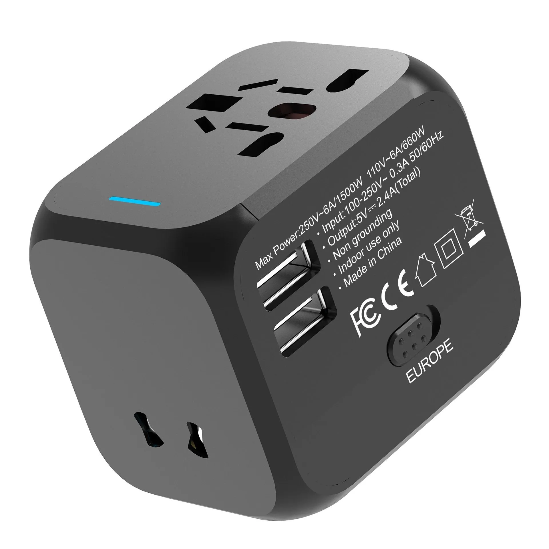 USB   type-C travel converter multifunctional socket