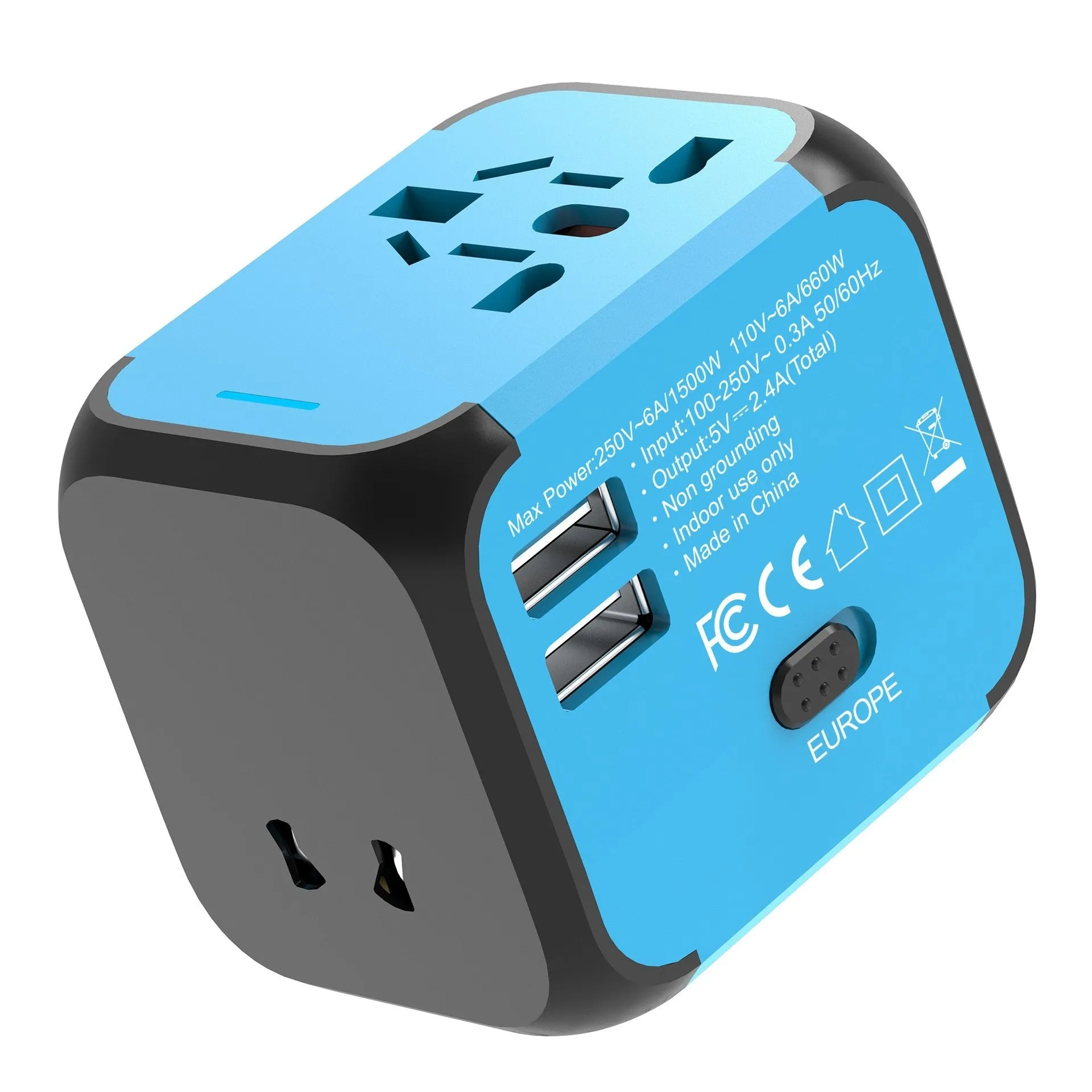 USB   type-C travel converter multifunctional socket