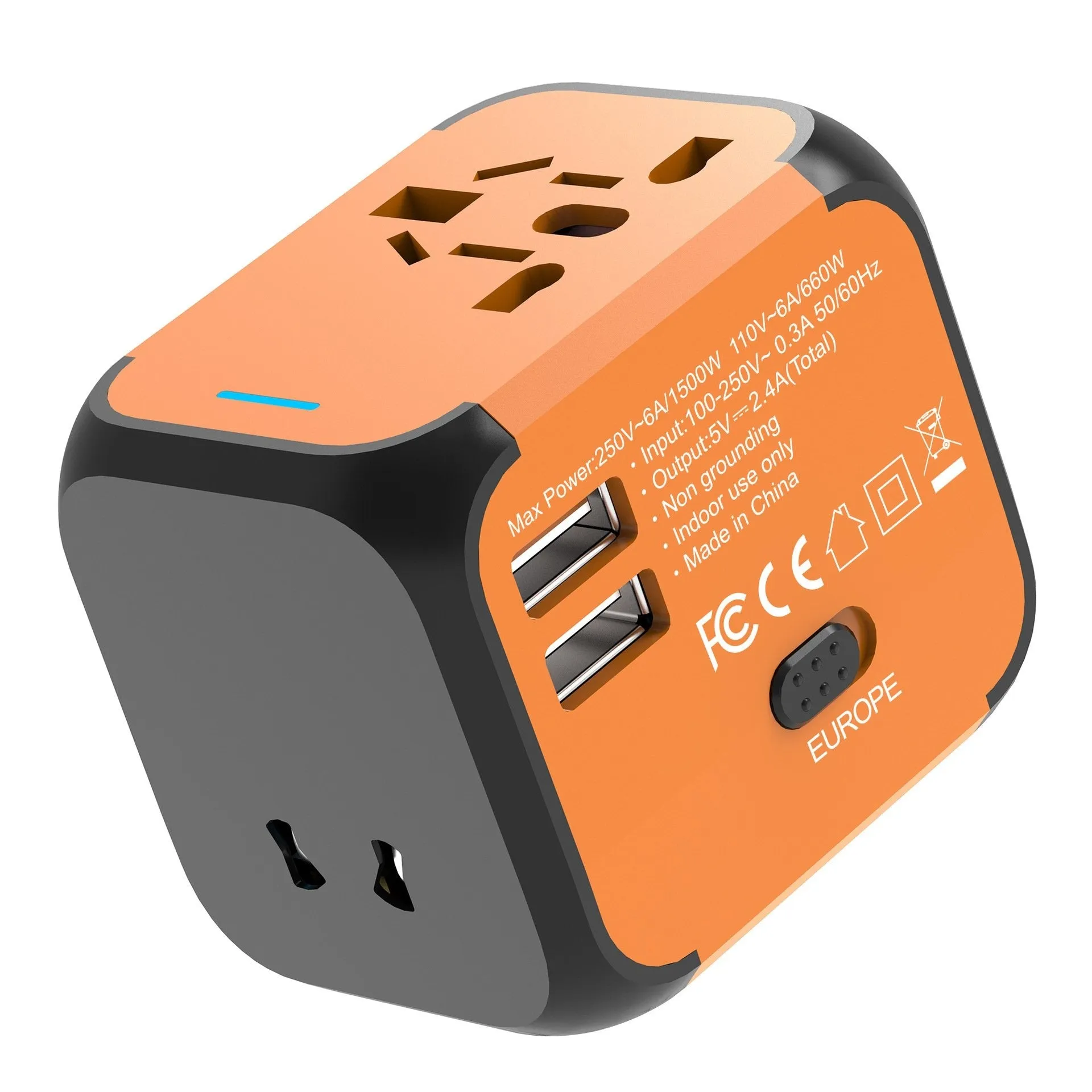 USB   type-C travel converter multifunctional socket