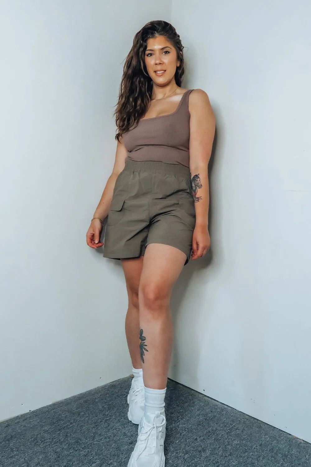 Water Resistant Nylon Cargo Shorts