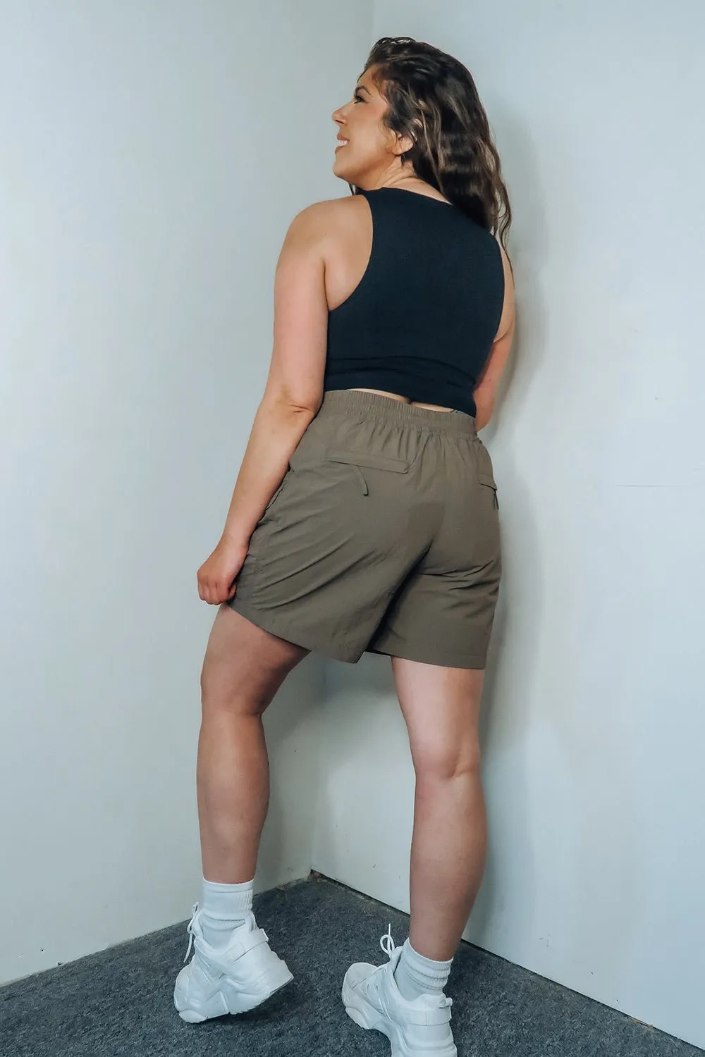 Water Resistant Nylon Cargo Shorts