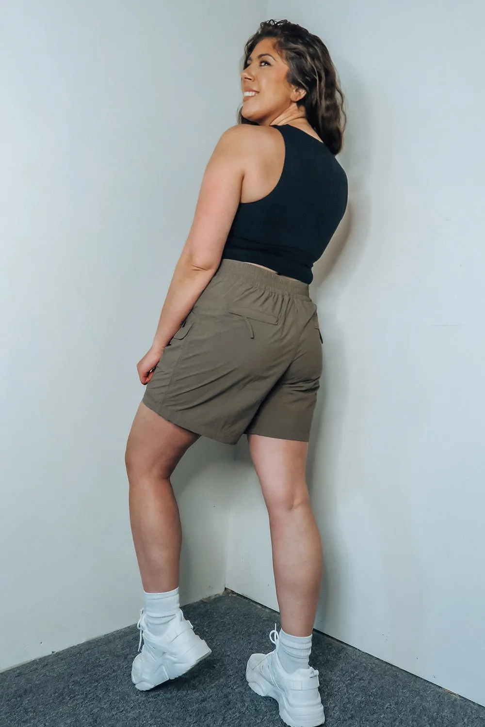 Water Resistant Nylon Cargo Shorts
