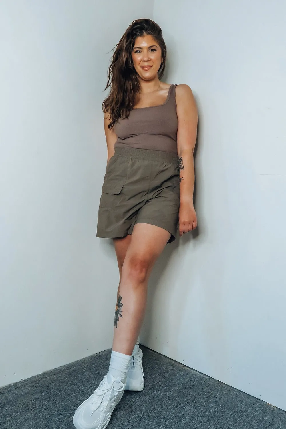 Water Resistant Nylon Cargo Shorts