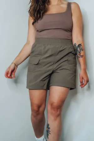Water Resistant Nylon Cargo Shorts