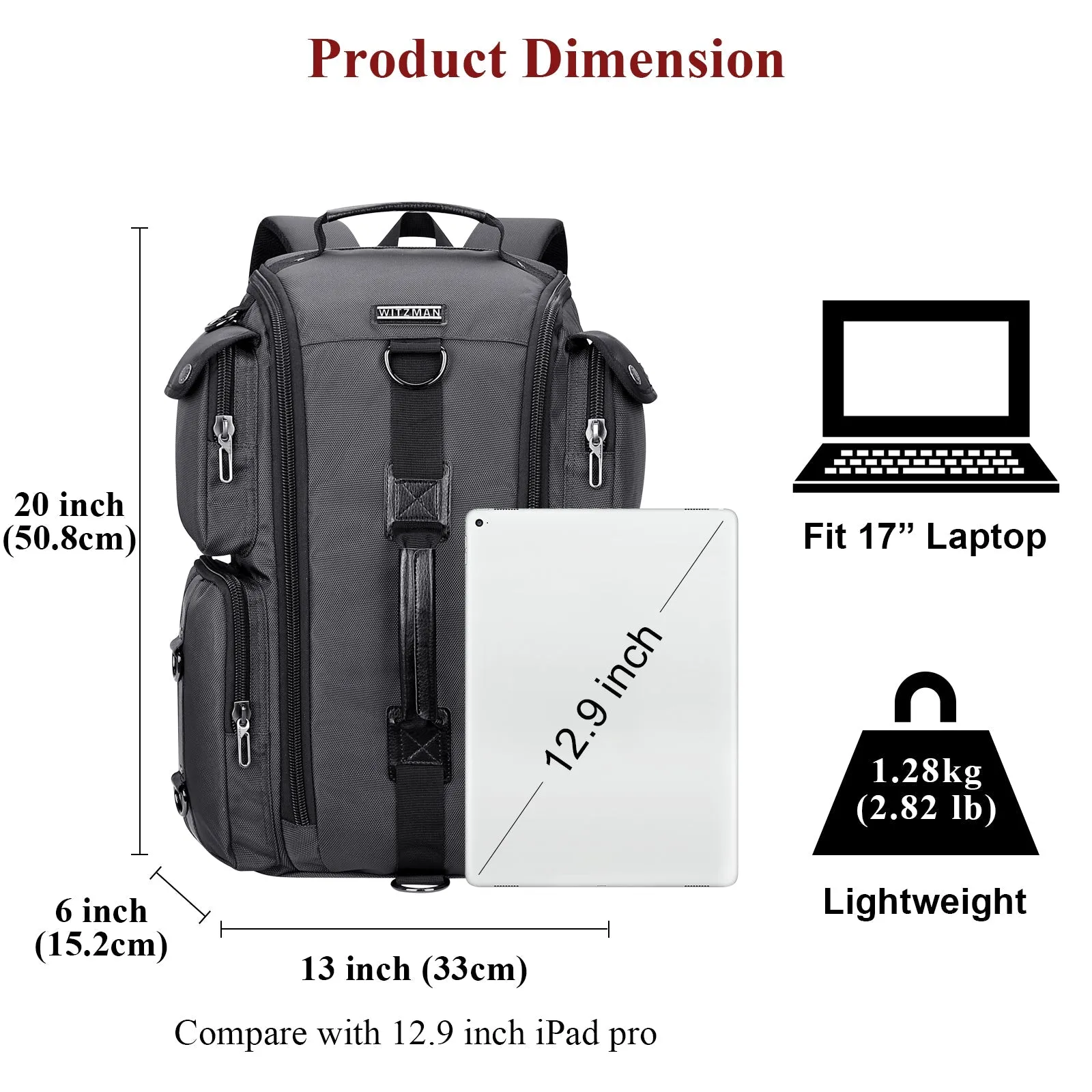 Water resistant Travel Camo Backpack