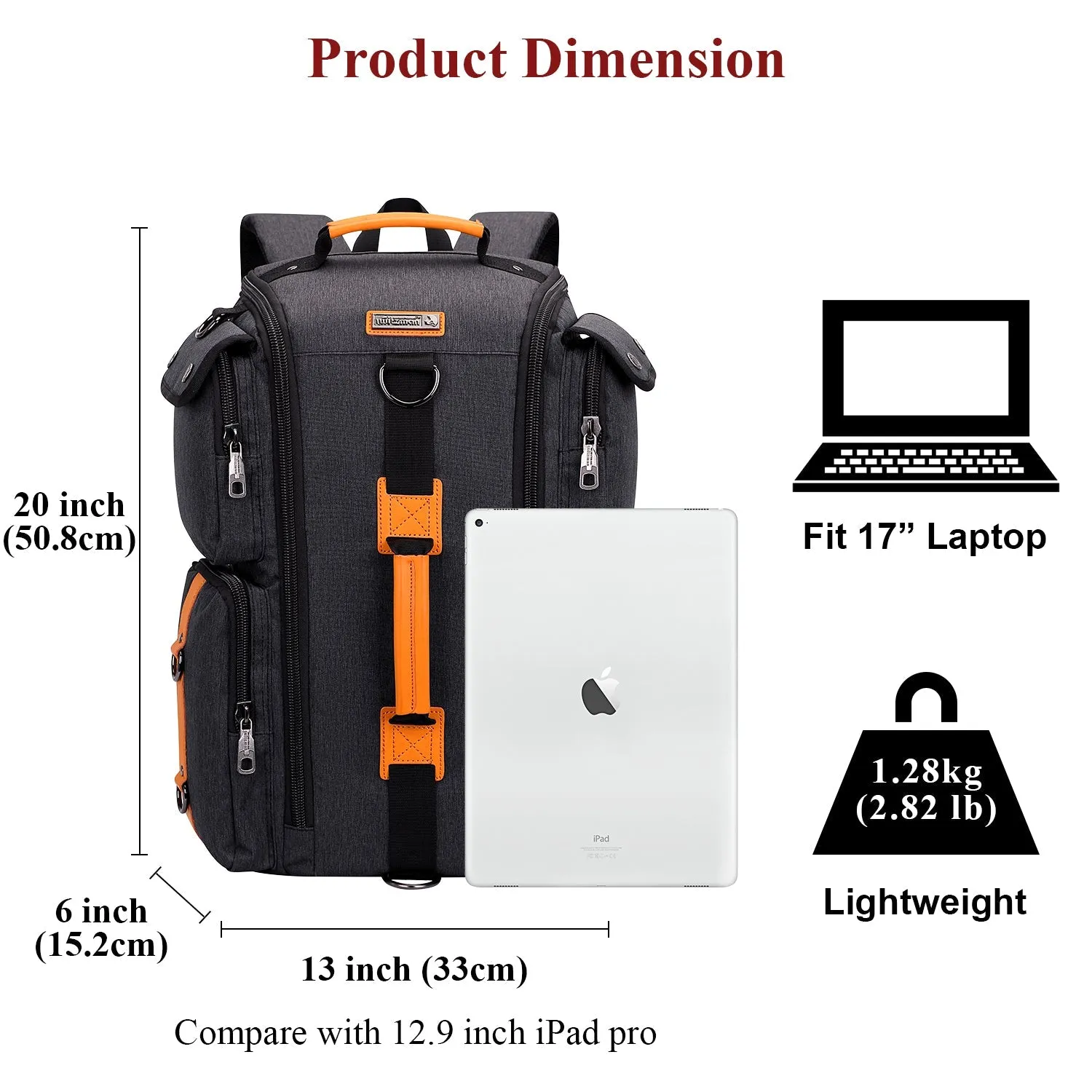 Water resistant Travel Camo Backpack