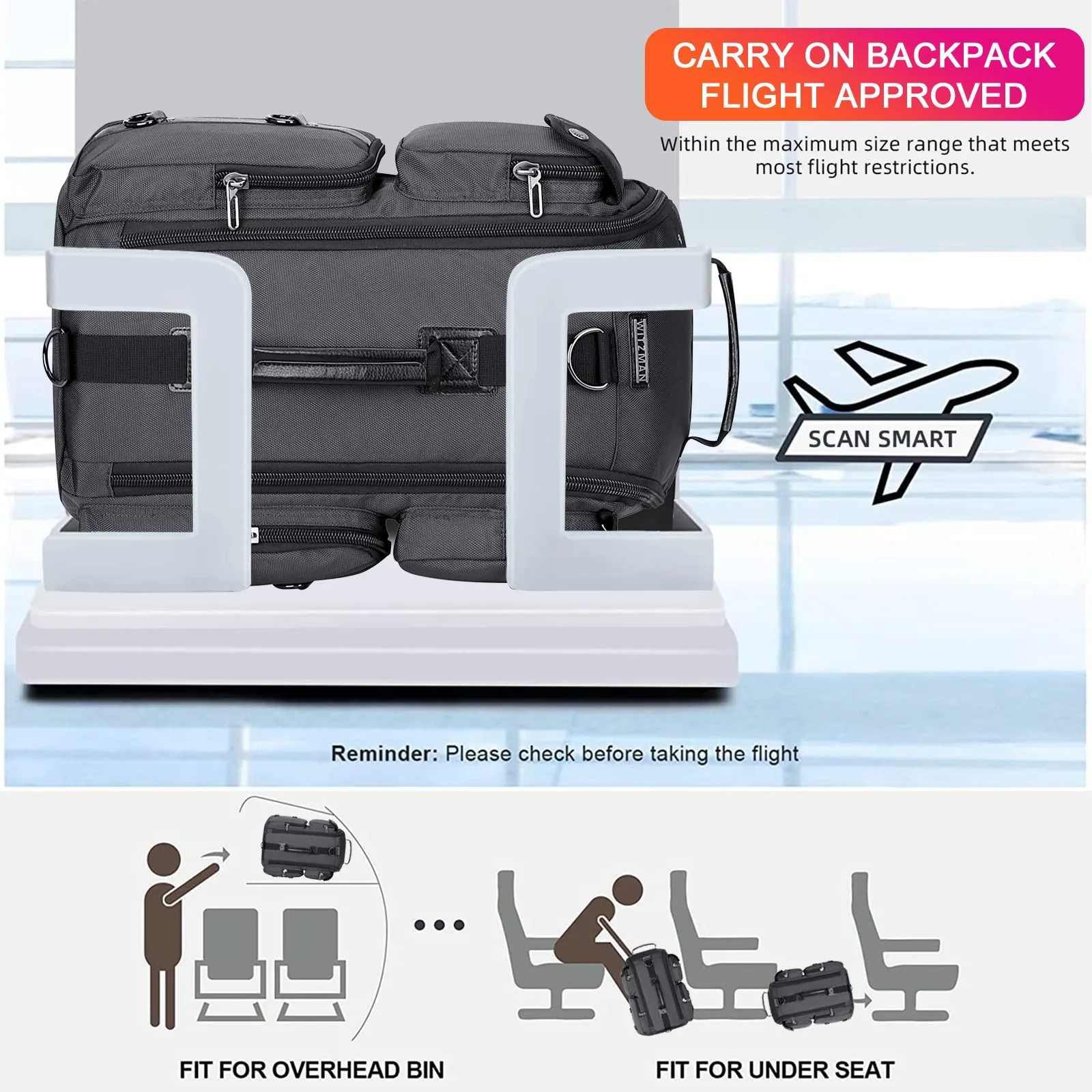 Water resistant Travel Camo Backpack