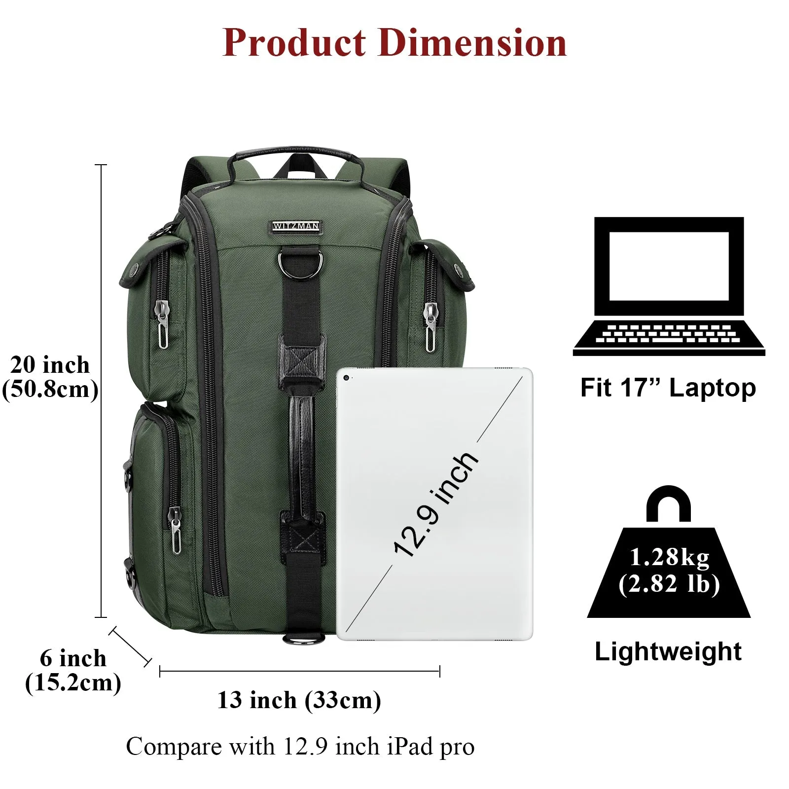Water resistant Travel Camo Backpack