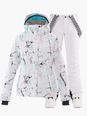 Women's Colorful Metropolis Ski Snowboard Suits